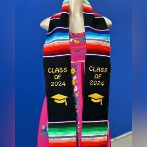 Mexican Graduation Class 2024 Mexican sash /stole